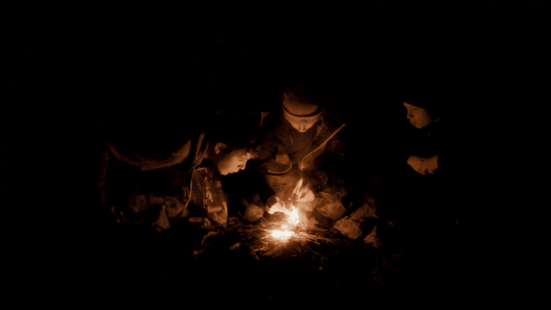 Lagerfeuer am Campingplatz